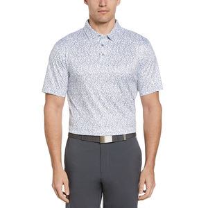 Maillot de golf coupe ajustée à séchage rapide pour hommes T-shirts à impression numérique en polyester et élasthanne avec logo personnalisé - Product Image 3