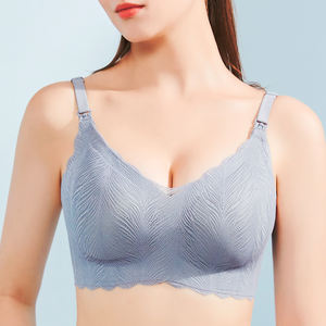 1334 femmes confort motif géométrique allaitement essentiel maternité soutien-gorge Ultra doux sans fil moyen Stretch soutien-gorge - Product Image 2