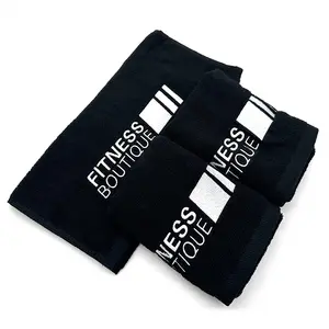 Asciugamano di cotone personalizzato personalizzato con Logo di bellezza salone di bellezza sportivo asciugamano di cotone non sbiadisce