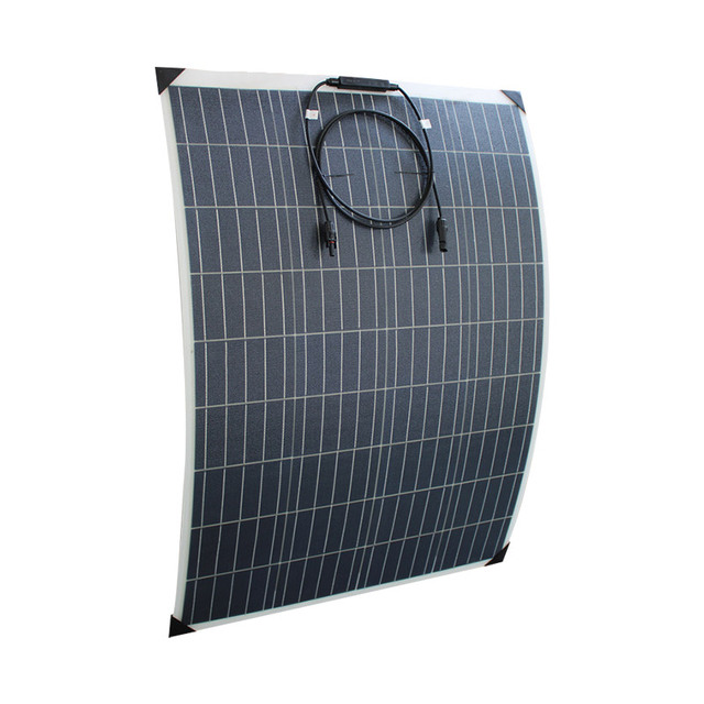 Flexible Solar Panel 100W 12V Mono Flex Solar 100 Watt 12V Semi Flexible Solar Panels for RV