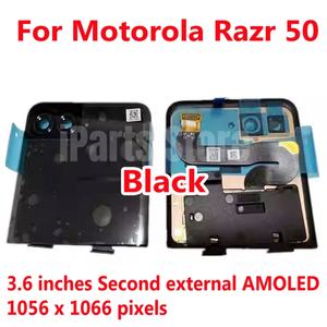 Motorola Razr 50 5G XT2453用の新しい交換用外部AMOLEDディスプレイ、3.6インチ小型タッチスクリーンアセンブリOEM - Product Image 2