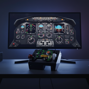 Manette de jeu MOZA MTLP Throttle avec logo MOZA, conçue pour les pilotes passionnés de simulation de vol professionnels, 27 commutateurs programmables - Product Image 6