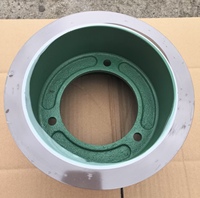 Rouleaux en caoutchouc SBR/NBR ambré LGL152 de 6'' (88-96 Shore A) avec tambour en fer pour mini-rizerie et décortiqueuse de riz