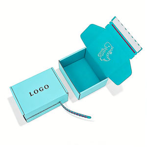 Premium Recyclable Custom Zipper Shipping Boxes Four-Color Tape-Free Kraft Corrugated Mailers for Gift Packaging Delivery - Product Image 3