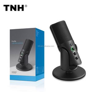Microphone à condensateur USB de profil de qualité sonore professionnel TNH pour l'enregistrement de la diffusion nationale de karaoké en direct <span class=keywords><strong>doublage</strong></span> vidéo - Product Image 1