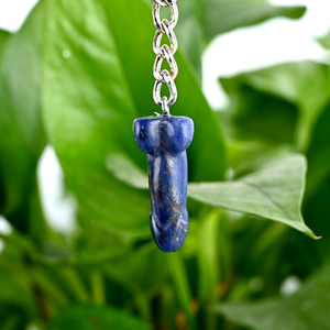 High Quality Mini <b>Crystal</b> Dildo Cut Penis Yoni Wand Keychain - Product Image 2