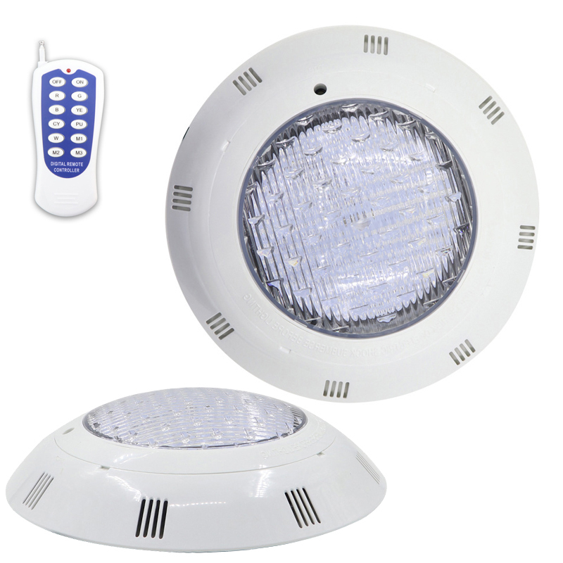 Pool Lights LED Underwater Colorful RGB IP68 Waterproof Remote Inground SPA Lighting Wall Mounted LED Swimming Pool Light