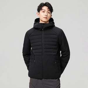 เสื้อแจ็คเก็ตพัฟเฟอร์บุหนาสำหรับผู้ชาย พร้อมโลโก้  แจ็คเก็ตหน้าหนาวบุผ้าฝ้ายหนาสำหรับผู้ชาย - Product Image 2