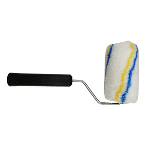 Roller <b>Brush</b> 4 6 Inch Short Handle Long Bristle Chemical Fiber Paint Application Building Materials Use - Product Image 4