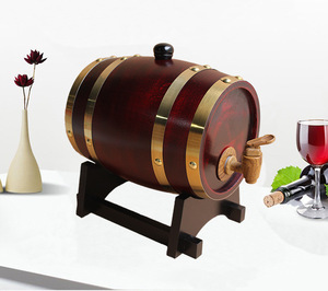 Baril à <span class=keywords><strong>bière</strong></span> en bois massif <span class=keywords><strong>de</strong></span> style antique, baril à vin en chêne vintage pour la décoration <span class=keywords><strong>de</strong></span> la maison, du bar, du restaurant et <span class=keywords><strong>de</strong></span> la boutique - Product Image 3