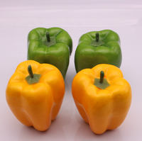 Kunstmatige perzik kerstdecoratie groothandel ambachtelijke schuim fruit groente levensechte nep fruit voor thuis feestelijke guirlande