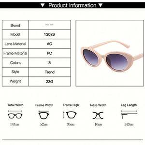 Wholesale 2022 High Quality Vintage Black <b>Round</b> <b>Sunglasses</b> Small <b>Frame</b> Oval <b>Sunglasses</b> for Women - Product Image 4