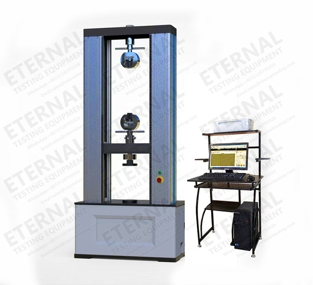 220V Electronic Universal Testing Machine 1-Year Warranty Manual Power Compression Tensile Equipment Measurement ASTM Standard