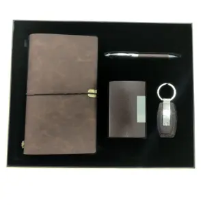 Conjunto de regalos de negocios con logotipo personalizable, conjunto de cuaderno, regalo