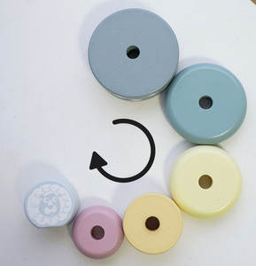 Coloré haute qualité nouveau Design jeu intelligent Offre Spéciale unisexe jouets en gros Montessori début éducatif <span class=keywords><strong>tour</strong></span> d'empilage pour les enfants - Product Image 6