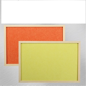 Tableau d'affichage personnalisé en liège et bois de pin, tableau mémo coloré en tissu pour messages et avis – Vente en gros - Product Image 3