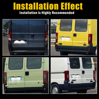 Eclairage de plaque d'immatriculation arrière à LED pour Fiat Ducato II Scudo I Citroen Jumpy Relay Jumper Peugeot Boxer Expert Manager