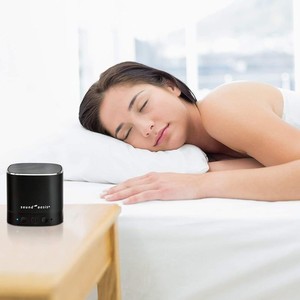 Machine à bruit blanc portable Sound Oasis avec minuterie pour favoriser le sommeil et réguler l'humeur, noir - Product Image 2