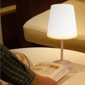 โคมไฟตั้งโต๊ะ LED แบบชาร์จ USB พร้อมรีโมทคอนโทรลอัจฉริยะ ไฟกลางคืนอเนกประสงค์ โคมไฟ LED รักษ์โลก - Product Image 2