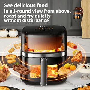 Friteuse à <span class=keywords><strong>air</strong></span> intelligente avec contrôle tactile, entièrement automatique, grande capacité, multifonction, 1200W, idéale pour une utilisation saine à la maison - Product Image 4