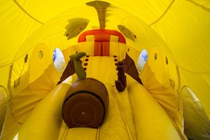 Structure gonflable <span class=keywords><strong>Dragon</strong></span> Blaze : Aire de jeux combinée avec toboggan et cachette, en PVC, installation facile - Product Image 3