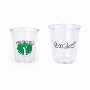 Gobelets en plastique transparents de 12 oz, gobelets jetables en PET pour boissons froides, couvercles en dôme, smoothies, frappés, milkshakes, fournitures pour cafés, logo personnalisé - Product Image 2