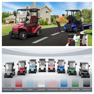 Voiturette de <span class=keywords><strong>golf</strong></span> électrique monoplace ou biplace 1500W, véhicule de tourisme 50-70km/h, autonomie 90km, véhicule à quatre roues pour diverses occasions - Product Image 2