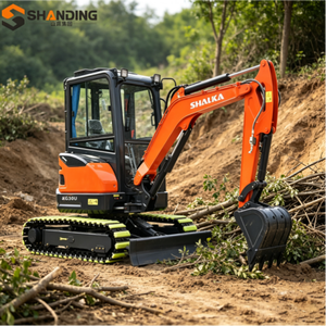 Mini Excavadora SHANDING con Envío Gratuito, 3 Toneladas, Motor EURO 5 Epa, Motor y Bomba KOOP/CHANGCHAI, Uso Agrícola, Alta Eficiencia - Product Image 2