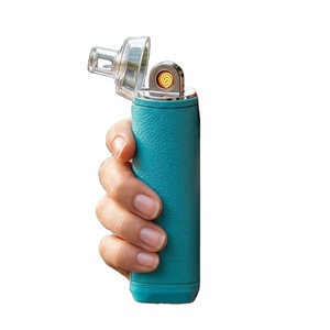 Encendedor Electrónico USB de Cristal 8K con Diseño Único, Encendedor Metálico a Prueba de Viento sin Llama, Gadget para Fumadores de Tabaco - Product Image 5