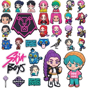 Nouveau Design 2025 – Breloques de Chaussures K-Pop Demon <span class=keywords><strong>Hunter</strong></span> en Gros – Breloques K-Pop HUNTR <span class=keywords><strong>X</strong></span> Saja Boys Star pour Accessoires – Cadeau Idéal - Product Image 1