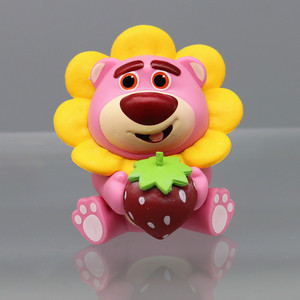 Accesorios de Decoración para Automóviles, Figura de Acción Personalizada en 3D de un Adorable Oso de Fresa de Dibujos Animados, Regalo para Niños, Fiesta de Cumpleaños, Figuras de Acción para Pastel - Product Image 6