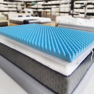 Coprimaterasso in Memory Foam ad alta densità Gel di raffreddamento ad alta densità <span class=keywords><strong>spugna</strong></span> Comfort a forma di uovo in scatola-<span class=keywords><strong>per</strong></span> hotel con copertura rimovibile - Product Image 3