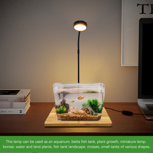 Bàn 7 Wát thời gian mờ Mini USB LED phát triển ánh sáng với tre Board 360 độ xoay không thấm nước & cách nhiệt - Product Image 4