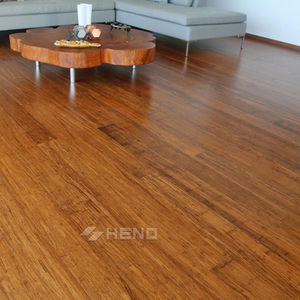 Suelo de Bambú Natural Sólido, Tejido con Sistema de Click, Color Marrón, Parqué Flotante de Madera Dura - Product Image 2