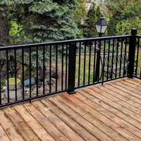 Système de balustrade en aluminium contemporain avec fabrication de précision et service d'inspection de qualité