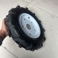 Nouvelles roues pleines en EVA 4.00-10 pour micro-motoculteurs, pneus de machines agricoles pour tracteurs, vente au détail et hôtels
