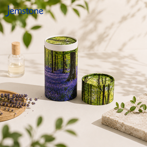 Custom Eco-Friendly Biodegradable Moisture-proof Outer Coating Urn Cylinder <b>Container</b> Recyclable Cardboard Scattering Tube - Product Image 5