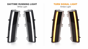 Feux de position latéraux à LED DRL, réflecteurs de pare-chocs blanc/ambre, feux de jour et clignotants pour <span class=keywords><strong>Nissan</strong></span> 350z Z33 2006-2009 26140-CF40A - Product Image 3