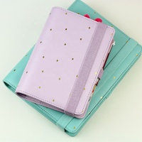Hoomi-agenda de bagues A5 6, pour pc portable, impression bon marché, en vrac, motif étoile dorée, planificateur avec bande élastique, vente en gros