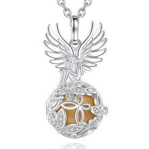 <strong>Guardian</strong> <strong>Angel</strong> Harmony Bola Locket Necklaces Trendy Christmas <strong>Gifts</strong> for Lovers - Product Image 1