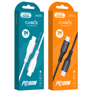 JA009 TAILI <span class=keywords><strong>serie</strong></span> PD100W cavo dati di ricarica rapida (1 <span class=keywords><strong>metro</strong></span>) (tipo-C per tipo-C) - Product Image 1