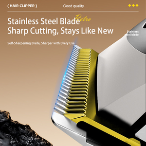 SPORTSMAN Tagliacapelli Elettrico Professionale con Lame in Acciaio Inox, Display in Inglese, per Uso Domestico e Taglio <span class=keywords><strong>Capelli</strong></span> Maschile - Product Image 3