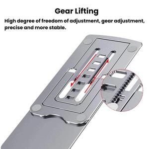 Support de <span class=keywords><strong>téléphone</strong></span> en aluminium argenté, support de bureau universel pour <span class=keywords><strong>téléphone</strong></span>, support portable pour tablette (argent) - Product Image 4