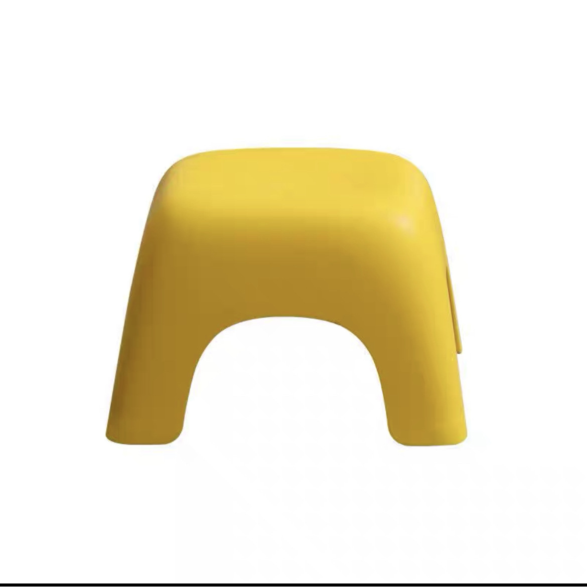 Petit tabouret à quatre coins [jaune primevère]