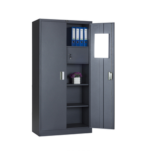 Meuble rangement classeur thép đen thép bên Tủ hồ sơ 4 lớp thép không gỉ Tủ hồ sơ - Product Image 5