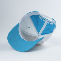 Op maat gemaakte logo baseballcap, modieus design, groothandel borduurwerk, 5-delige tweekleurige design katoenen baseballcap, pet voor heren