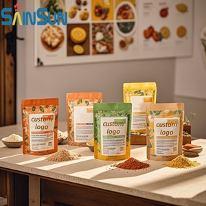 Custom Printing Food Grade Plastic Spice <b>Bag</b> Food Spice Stand up Pouch Spice Flexible Packaging <b>Bag</b> - Product Image 2