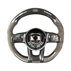 Volant LED Racing personnalisé en fibre de carbone pour <span class=keywords><strong>Mercedes</strong></span> Benz C43 GLC63 E53 CLS53 <span class=keywords><strong>A220</strong></span> S560 GLE63 E63 S63 G63 G65 GT63 AMG - Product Image 2