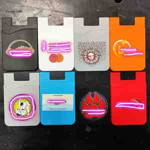 Cartera de Silicona para Teléfono con Logotipo Personalizado e Inserciones para Tarjetas de Crédito, para Publicidad Empresarial - Product Image 1