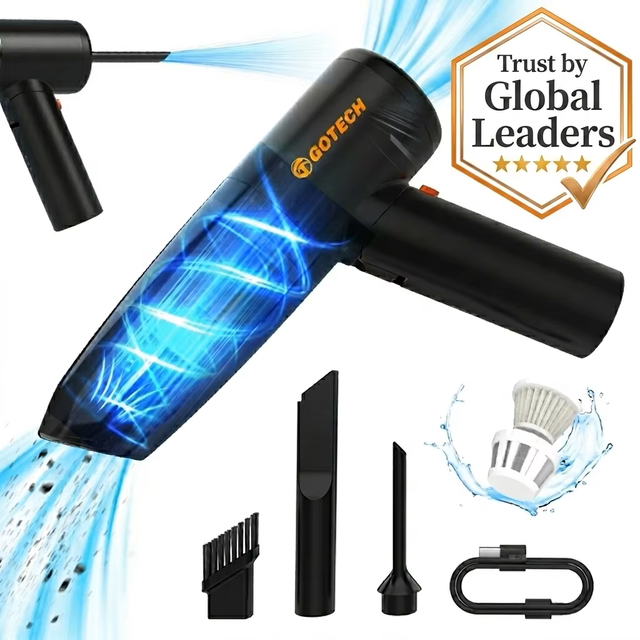 Cordless Handheld Vacuum Quick Clean Vacuum Cleaner Foldable Lightweight Vacuum Cleaner Wireless for Car and Home Water Filter